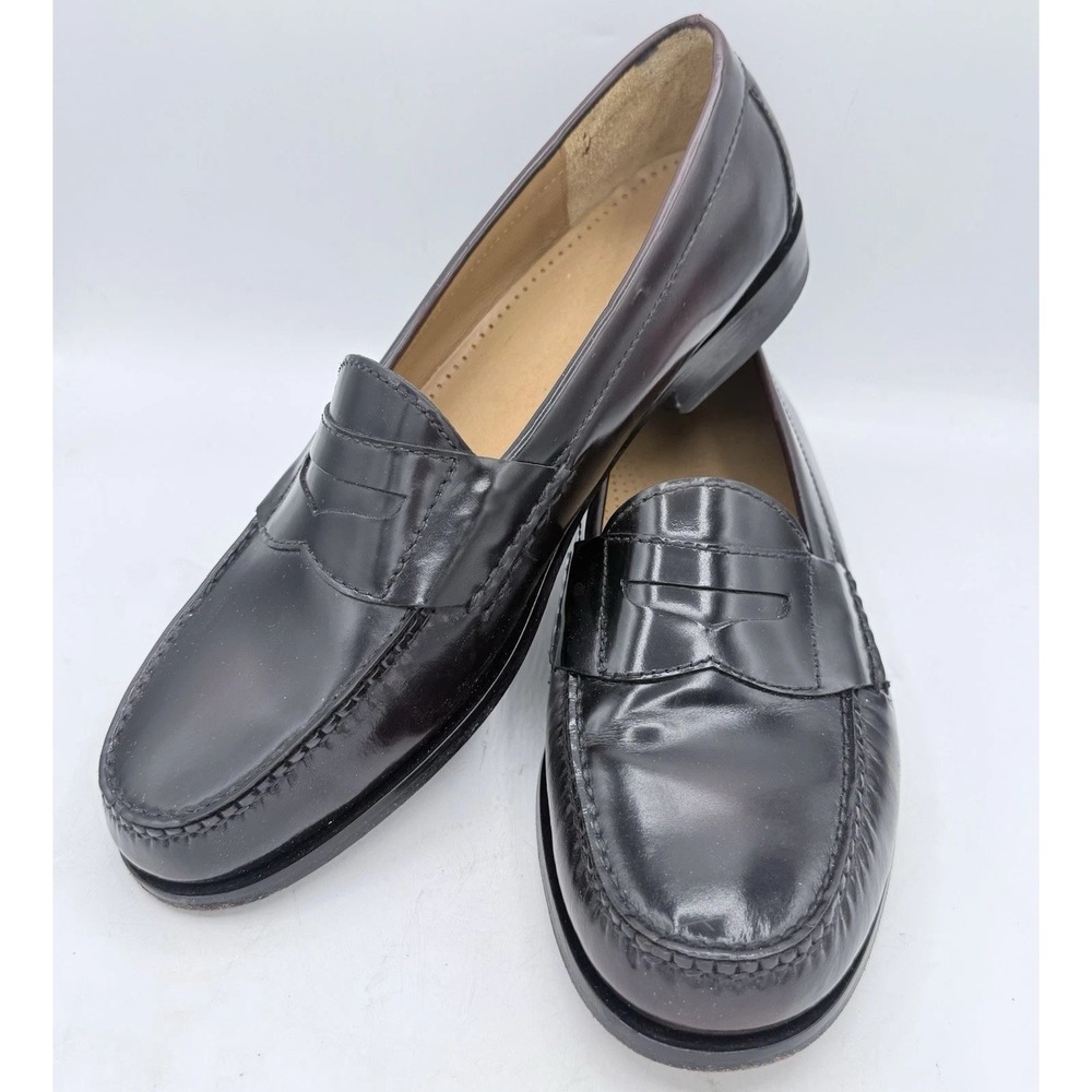 Cole Haan Pinch Penny Loafers Mens Sz 11.5 D Dark Burgundy‎ Leather Shoes 3504